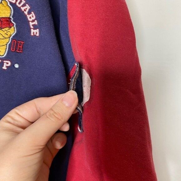 Vintage 90s 1990s Winnie the Pooh most valuable player Jacket extra large XL y2k - Picture 7 of 8